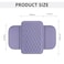 Stacool Upgraded Car Center Console CoverMicrofiber Leather Car Armrest Cover Cushion with 2 Storage BagsUniversal Car Armrest Storage Box Purple