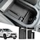 D-Lumina DLumina RAV4 Center Console Organizer Compatible with Toyota RAV4 2019 2020 2021 2022 2023 2024 2025 Armrest Secondary Storage Tray wBlack AntiDust Mats