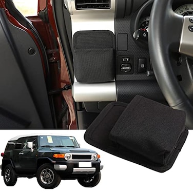 YUECHI For Toyota FJ Cruiser 20072021 car center console side outlet storage bag Main driving storage bag