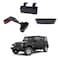 Neepiar 3PCS Gear Shift Console Side Tray Organizer Center Console Hanging Storage Box Passenger Side CoPilot Organizer Compatible with 20112018 Jeep Wrangler JK JKU Interior Accessories