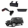 Neepiar 3PCS Gear Shift Console Side Tray Organizer Center Console Hanging Storage Box Passenger Side CoPilot Organizer Compatible with 20112018 Jeep Wrangler JK JKU Interior Accessories