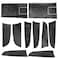 CULMKARI Black Carbon Fiber Stickers Cover Trim Compatible with 20062012 Lexus IS250 300 350 Gear Shift Box Panel Door Handle