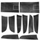CULMKARI Black Carbon Fiber Stickers Cover Trim Compatible with 20062012 Lexus IS250 300 350 Gear Shift Box Panel Door Handle