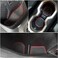 auovo Antidust Door Mats for Renegade Accessories 2015 2016 2017 Cup Holder Inserts Liners Center Console Mats 16PCS Red Trim