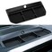 auovo Dashboard Organizer Tray for Ford F150 2021 2022 2023 Center Console Car Dashboard Accessories Phone Holder ABS Insert Secondary Storage Box with 3 Non Slip Rubber Mats Black