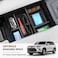 Autorder 2PCS Center Console Organizer for 2024 2025 Toyota Grand Highlander LEXLELimitedPlatinumNightshade Hybrid Accessories Armrest Storage Box Secondary Insert Tray