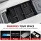 Autorder 2PCS Center Console Organizer for 2024 2025 Toyota Grand Highlander LEXLELimitedPlatinumNightshade Hybrid Accessories Armrest Storage Box Secondary Insert Tray