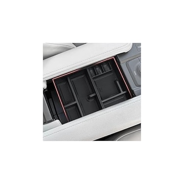 Autorder 2PCS Center Console Organizer for 2024 2025 Toyota Grand Highlander LEXLELimitedPlatinumNightshade Hybrid Accessories Armrest Storage Box Secondary Insert Tray