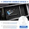 Autorder Center Console Organizer for 2021 2022 2023 2024 2025 2026 Kia K5 GT Line Accessories Armrest Storage Box Secondary Insert Tray with Black Mat