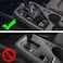 Kolya Center Console Gear Shift Panel Cover Trim Compatible with 2023 2024 2025 Subaru Crosstrek Impreza Accessories Matte Black