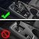 Kolya Center Console Gear Shift Panel Cover Trim Compatible with 2023 2024 2025 Subaru Crosstrek Impreza Accessories Matte Black