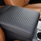 it's us its us Center Console Armrest Cover for Toyota Tundra 20142021 Pickup Truck Interior Protector Black Synthetic Leather