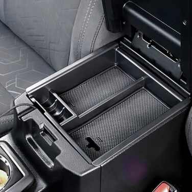 JDMCAR Center Console Organizer Tray Compatible with Toyota Tacoma Accessories 20162022 2023 Armrest Insert Container ABS Material Secondary Storage Box
