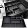 JOJOMARK Compatible with Toyota Tundra Accessories Center Console Tray Organizer for Tundra 20142020 2021 Insert ABS Armrest Box Secondary Storage Black