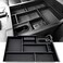 JOJOMARK Compatible with Toyota Tundra Accessories Center Console Tray Organizer for Tundra 20142020 2021 Insert ABS Armrest Box Secondary Storage Black