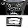crosselec Carbon Fiber Central Control Air Conditioning AC Panel Cover tirm for Dodge Charger 2015 Black