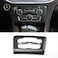 crosselec Carbon Fiber Central Control Air Conditioning AC Panel Cover tirm for Dodge Charger 2015 Black