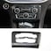 crosselec Carbon Fiber Central Control Air Conditioning AC Panel Cover tirm for Dodge Charger 2015 Black