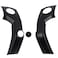 HIGH FLYING for Toyota Tundra 20142021 Car Accessories Matte Blackout Center Console Air Vent Cover Frame ABS 3pcs