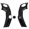 HIGH FLYING for Toyota Tundra 20142021 Car Accessories Matte Blackout Center Console Air Vent Cover Frame ABS 3pcs