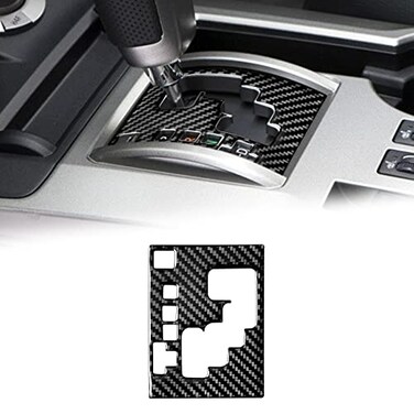 BLAKAYA Compatible with Carbon Fiber Center Control Gear Shift Panel Trim Cover Interior Accessories for Toyota 4Runner SUV 201020241PCS Black
