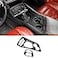 Jimen Compatible with 20152021 Dodge Challenger 2PCS Gear Shift Panel Trim Cover Black Carbon Fiber