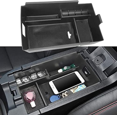 MARCHFA Center Console Organizer Tray Compatible for 2018 2019 2020 2021 2022 2023 2024 Chevy Equinox Accessories Armrest Tray Organizer Insert Secondary Storage Box
