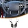 TongSheng 32 Holes Car ABS Center Console Button Molding Trim Framefor Tacoma 20142023 Tundra 4Runner 20102023 4Runner 4WD N280 20142019 Center Console Button Protected Frame Black Carbon Fiber
