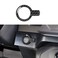 HTHE for Ford Bronco Center Console Engine Start Button Ring Cover Compatible with Ford Bronco 2021 2Door 4Door1PCABSCarbon Fiber Black