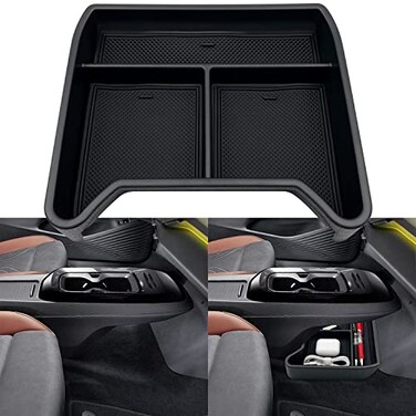 JOJOMARK for VW ID4 Lower Console Console Organizer Storage Tray Accessories Compatible with VW ID4 2021 2022 2023