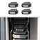 JWWY for Bronco Center Console Air Conditioning Vent Adjustment Device Decoration Cover Trim Compatible with Ford Bronco Interior Accessories 20212025 4PCS Carbon Fiber