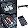 PIMCAR 2PCS Center Console Organizer and Armrest Tray for Honda CRV 2026 2025 2024 2023 CRV Hybrid Accessories ABS Plastic Material Insert Divider Storage Box