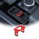 TOYCIDFG Center Console 4WD Mode Switch Push Shift Button Frame Cover Trim Compatible with Toyota Tundra 20222025 Car Shifter Panel Decoration Accessories Red