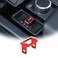 TOYCIDFG Center Console 4WD Mode Switch Push Shift Button Frame Cover Trim Compatible with Toyota Tundra 20222025 Car Shifter Panel Decoration Accessories Red