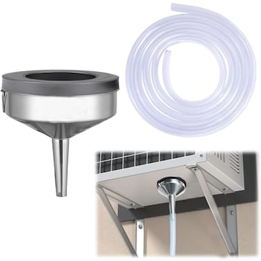 TFXXSJWY 4Ft Magnetic Window Air Conditioner Drain Hose Universal Portable AC Drain Hose Connector Kit Replacement for Mini Split Units and Window AC