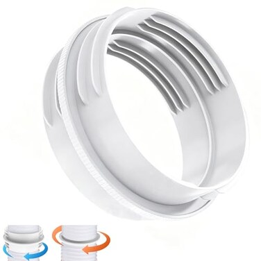 tBesme 59 Portable AC Hose Coupler Universal Replacement AC Exhaust Hose Connector Fit 59 inch 512 inch Hose