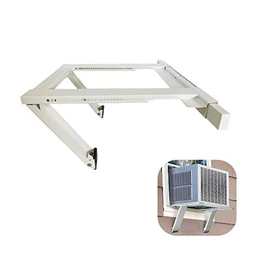 Superunner Air Conditioner BracketAir Conditioner Support BracketNo Drilling and No Tools Required Heavy Duty Steel Construction Holds Up to 200 lbs with Installation Instruction Manual