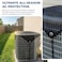Heran Air Conditioner Covers for Outside Units 36x36 Inch AC Mesh Cover for Outside Unit Top HVAC Cover for Outside Unit AC Unit Covers Outdoor Screen Protector for Leaves Debris