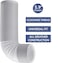 ALPINE HARDWARE Air Conditioner Hose Portable Exhaust Vent Hose with 59 Inch Diameter Clockwise with Length up to 80