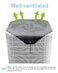 Aucanla Air Conditioner Covers for Outside Units32 x 32 Central AC Cover Top Universal Mesh Cover Defender for All Seasons
