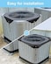 Aucanla Air Conditioner Covers for Outside Units32 x 32 Central AC Cover Top Universal Mesh Cover Defender for All Seasons