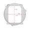 Cunyuer Air Conditioner Exhaust Hose Connector Adapter Coupler Square Exhaust Duct Interface for 1P KY35 Mobile Air Conditioning