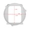 Cunyuer Air Conditioner Exhaust Hose Connector Adapter Coupler Square Exhaust Duct Interface for 1P KY35 Mobile Air Conditioning