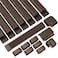 Forestchill 4W 25Ft Decorative PVC Line Set Cover Kit for Ductless Mini Split Air Conditioner Central AC and Heat Pump Brown