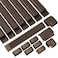 Forestchill 4W 25Ft Decorative PVC Line Set Cover Kit for Ductless Mini Split Air Conditioner Central AC and Heat Pump Brown