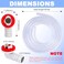FullMayPro 6 Feet Air Conditioner Drain Hose 35 Portable AC Drain Hose Connector20MM ThickNot Easily DeformedReplacement for Universal MiniSplit AC Unit Window Air Conditioning Unit
