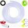 FullMayPro 6 Feet Air Conditioner Drain Hose 35 Portable AC Drain Hose Connector20MM ThickNot Easily DeformedReplacement for Universal MiniSplit AC Unit Window Air Conditioning Unit