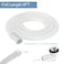 HOXHA 5 Ft Air Conditioner Drain Hose Kit Plastic Tubing for AC Condensate Flexible Durable Drain Hose for Mini Split AC Portable AC Washer Dishwasher Faucet