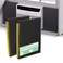 Memrita Window Air Conditioner Insulated Foam Side Panels for Window AC Unit 17 H x 12 W X 1T AC Side Insulation Panel for Larger WindowBlack2 Pack