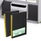 Memrita Window Air Conditioner Insulated Foam Side Panels for Window AC Unit 17 H x 12 W X 1T AC Side Insulation Panel for Larger WindowBlack2 Pack